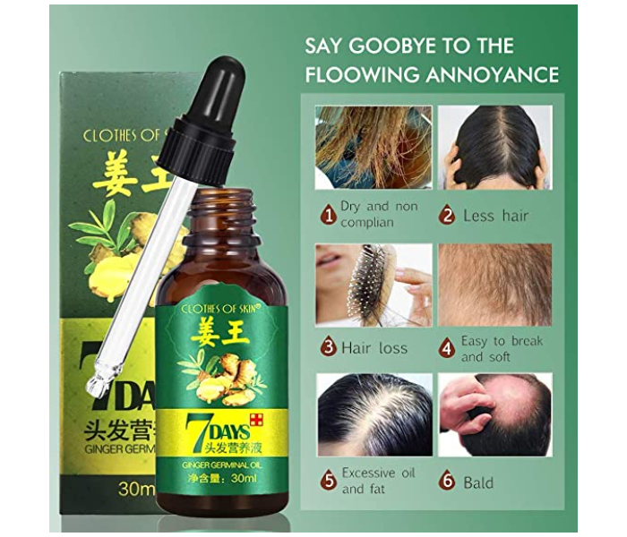 Clothes of Skin 30ml Ginger Germinal Essential Hair Growth Oil  - Zoom Image 4