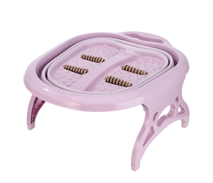 Folding Roller Massage Foot Bath - Purple - Zoom Image 4