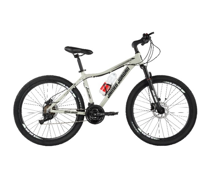 James Jordan JDN1095 26 Inch Hydarulic Brake Aluminium Bicycle - White and Black - Zoom Image