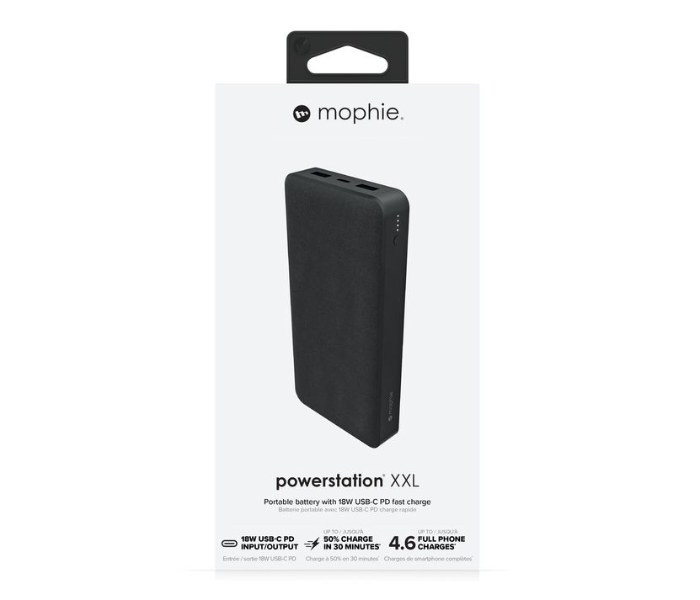 Mophie 20000mAh Powerstation XXL Power Delivery - Black  - Zoom Image 5