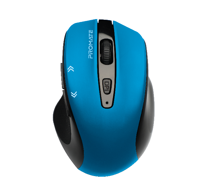 Promate 1600DPI Wireless Mouse - Blue - Zoom Image 1