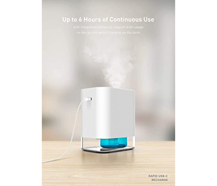 Uniq Lyfro Flow Portable Smart Sensing Sanitising Mist Dispenser - White - Zoom Image 4