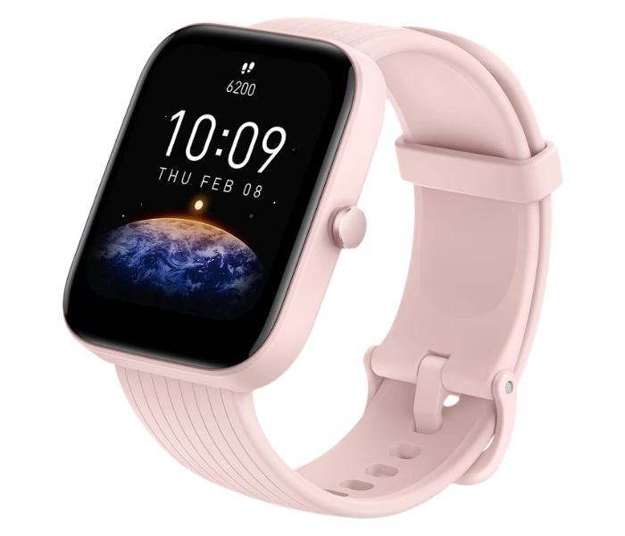 Amazfit A2172 Bip 3 Smart Watch - Pink - Zoom Image 3