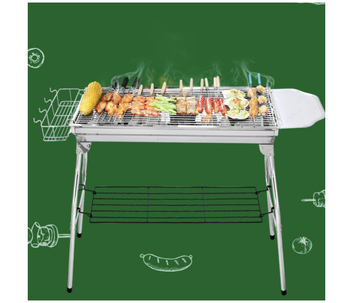 Oven Frame Stand For Grilling - Silver - Zoom Image 1