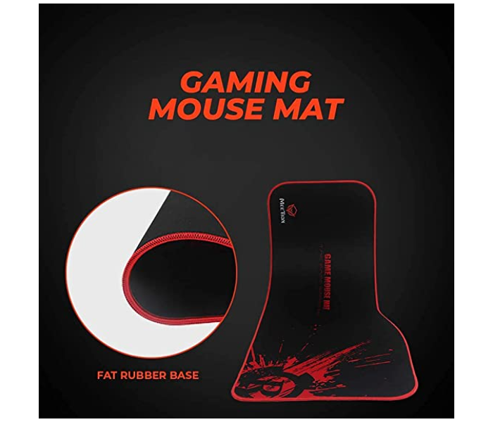 Meetion MGP100 Rubber Gaming Mouse Pad Longer - Black - Zoom Image 4