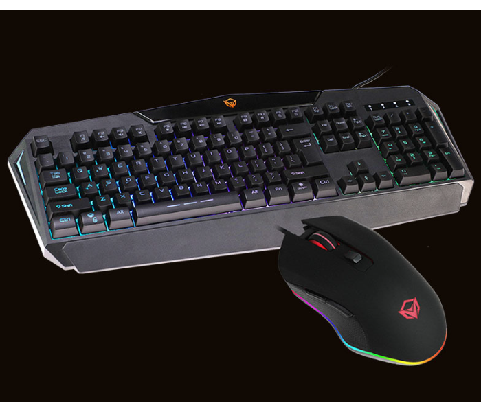 Meetion MGC510 Backlit Gaming Keyboard and Mouse Combo - Black - Zoom Image 2