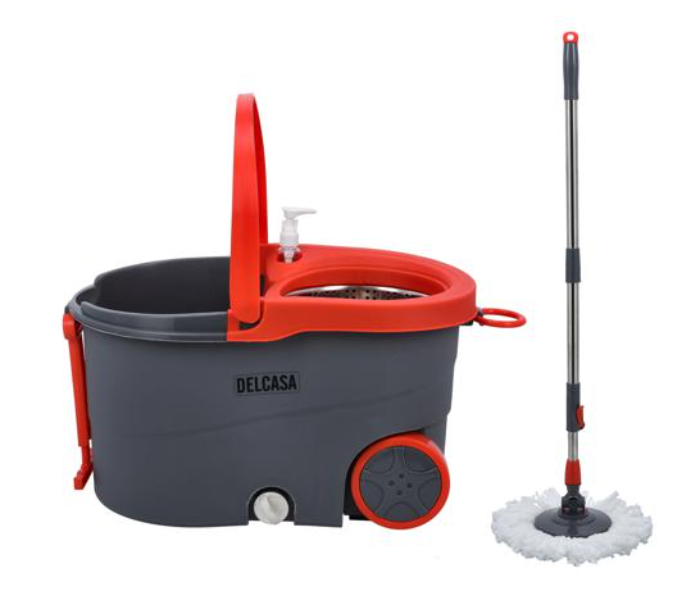 Delcasa DC2358 Spin Easy Mop with Aditional Refill - Blue and Red - Zoom Image 1