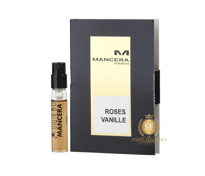 Mancera 2ml Unisex Roses Vanille Eau De Parfum Vial Spray - Zoom Image