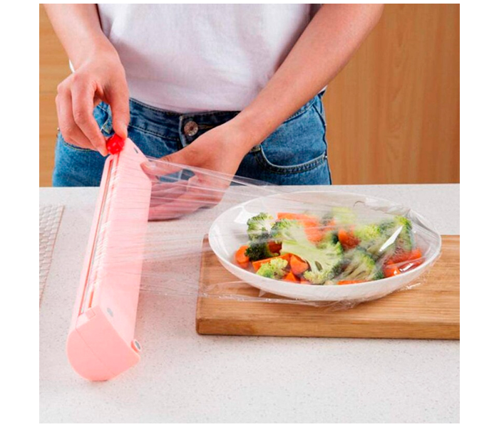 Cling Film Cutter Vacuum Sealer - Light Pink - Zoom Image 3