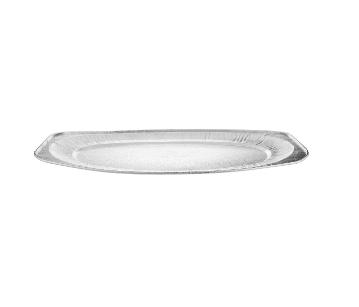 Hotpack PA6586 Pack of 10 Pieces Small 14 Inch Aluminum Platter - Silver - Zoom Image 4