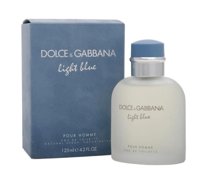 Dolce and Gabbana 125ml Light Blue Pour Homme Eau De Toilette Spray for Men - Zoom Image 1