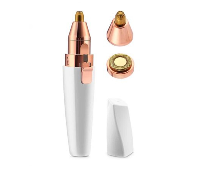 A-02/A01 Eyebrow Trimmer and Shaver - Rose Gold and White - Zoom Image 2