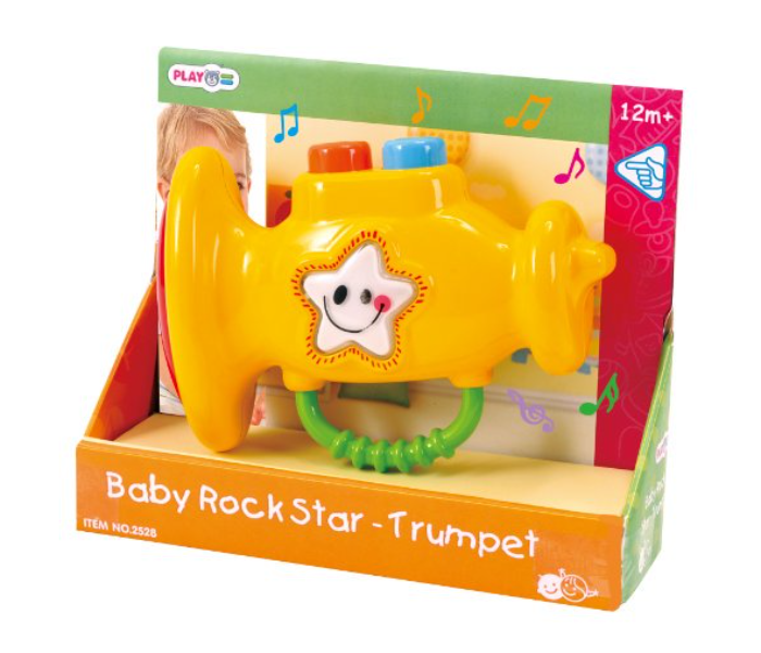 Playgo PLY2528 Baby Rock Star Trumpet Battery Operated Activity Toy For Kids - Zoom Image