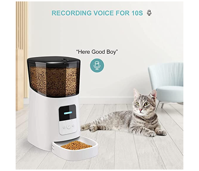 Galaxy Automatic Cat Feeder Wi-Fi Enabled Smart Pet Feeder for Cats and Dogs - Zoom Image 2