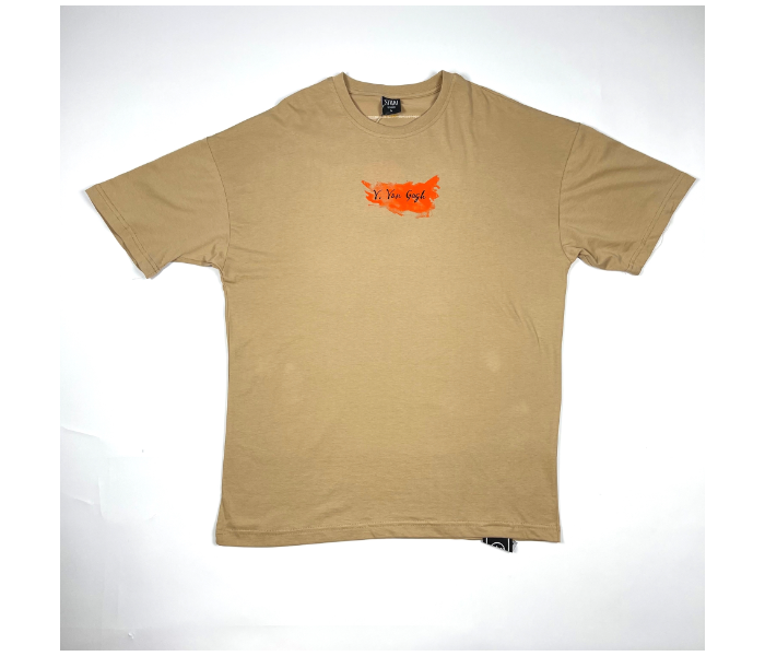 Oversize Vincent Van Gogh XL T-Shirt For Men - Brown - Zoom Image 3