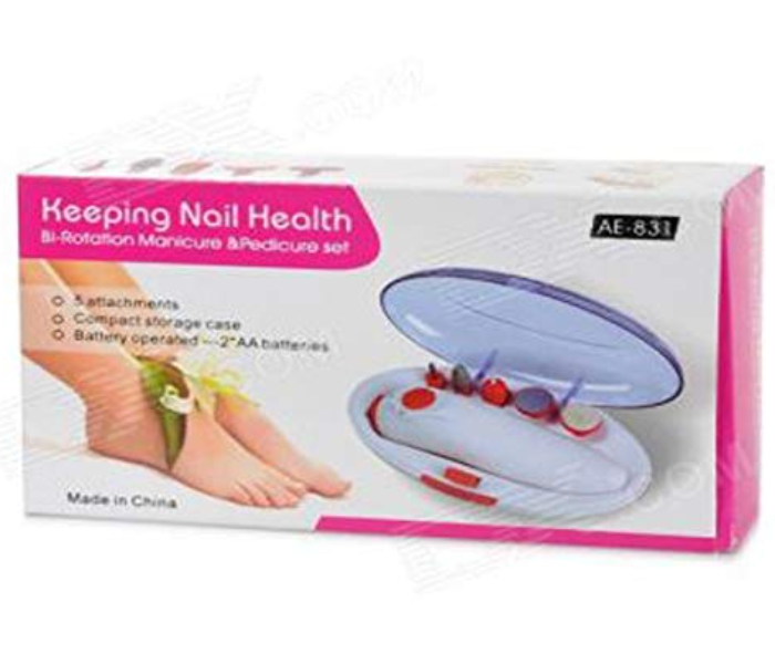 5 in 1 Unisex Keeping Nail Health Manicure & Pedicure Set - Zoom Image 1