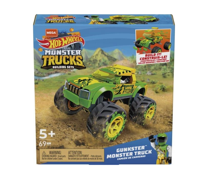 Mattel Mega Hot Wheels - Gunkster Monster Activity Toy for Kids - Zoom Image