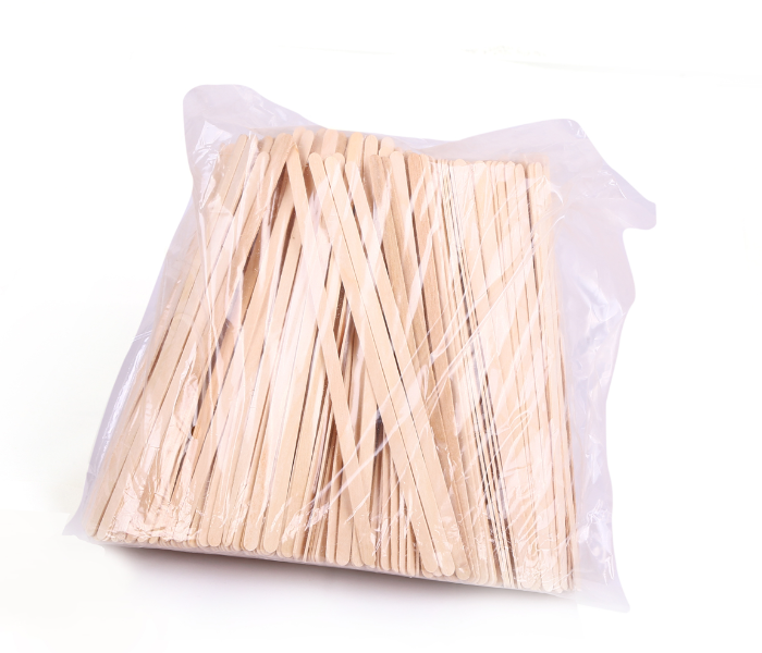 Hotpack WST19 Set of 1000 Pieces 17 cm Wooden Coffee Stirrer - Zoom Image 2