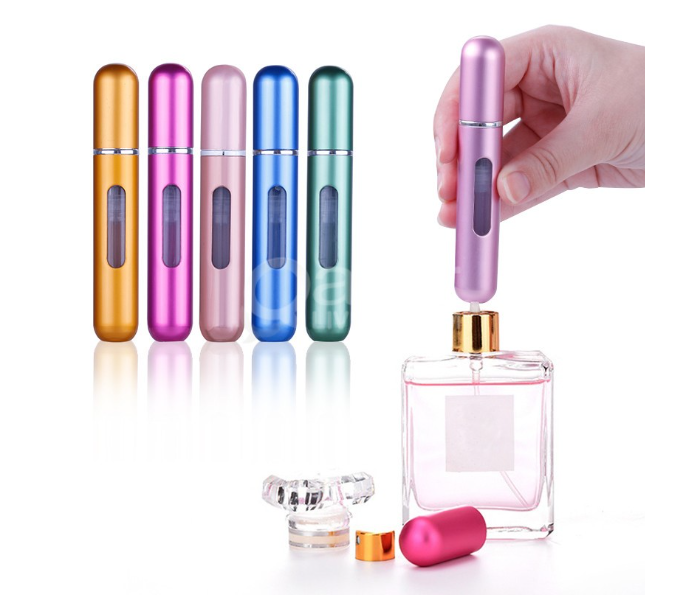 Mini Portable Perfume Refillable Aluminum Atomizer Spray Bottle - Zoom Image 1