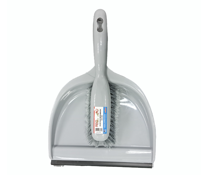 Reona REO-855 Dust Pan with Brush - Grey - Zoom Image