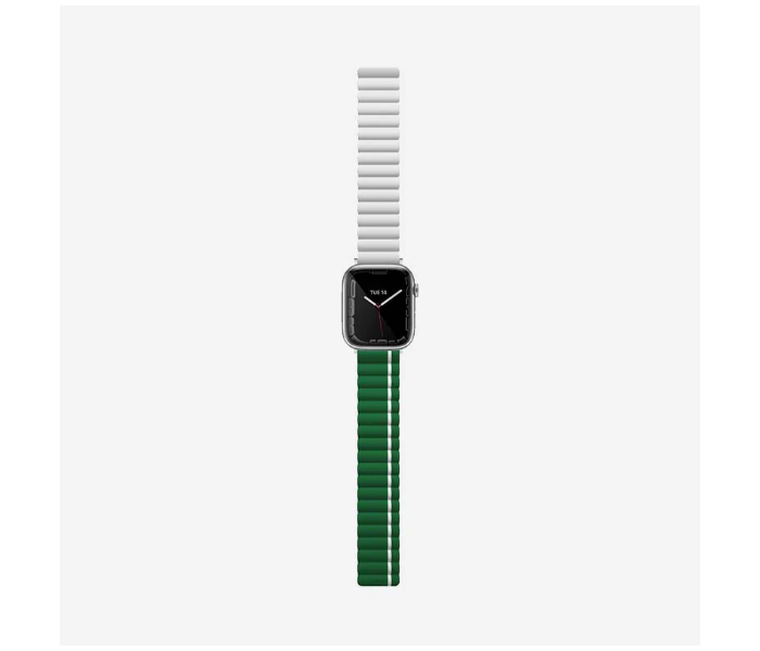 Uniq Revix Reversible Magnetic Saudi Arabia Flag Model 44mm Apple Watch Strap - White - Zoom Image 3