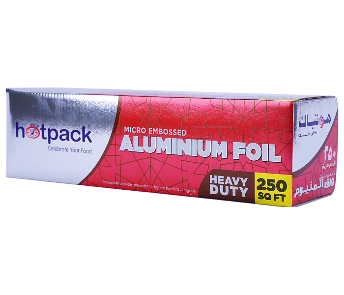 Hotpack AF30250HPE 250 Squarefeet Aluminium Foil Embossed - Silver - Zoom Image 6