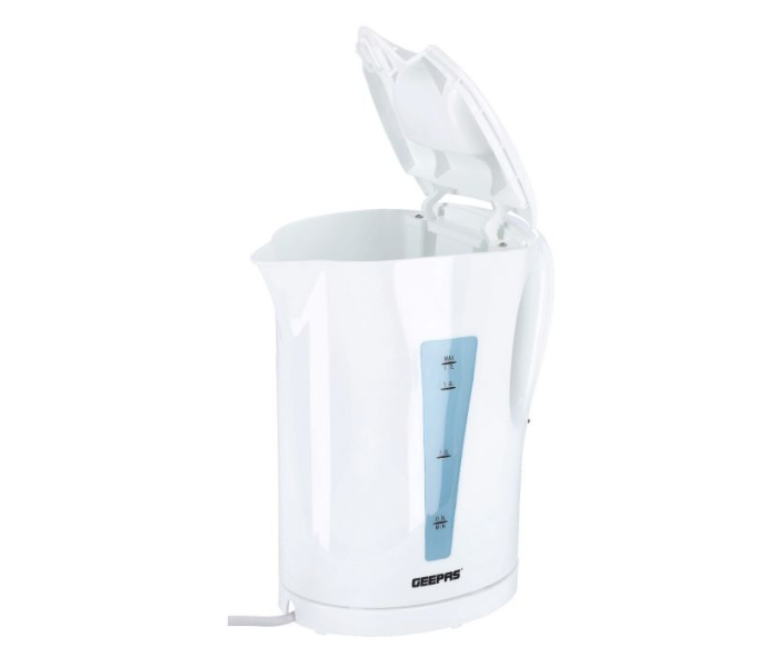 Geepas GK38029UK 1.7 Litre Auto Shut Off Boil Dry Protection Cordless Electric Kettle - White - Zoom Image 6