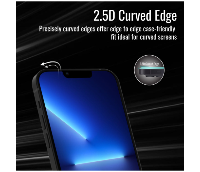 Promate Premium 9H Hardness Anti-Spy Tempered Glass Scratch-Resistant Privacy Screen Protector for iPhone 11 Pro Max - Zoom Image 3