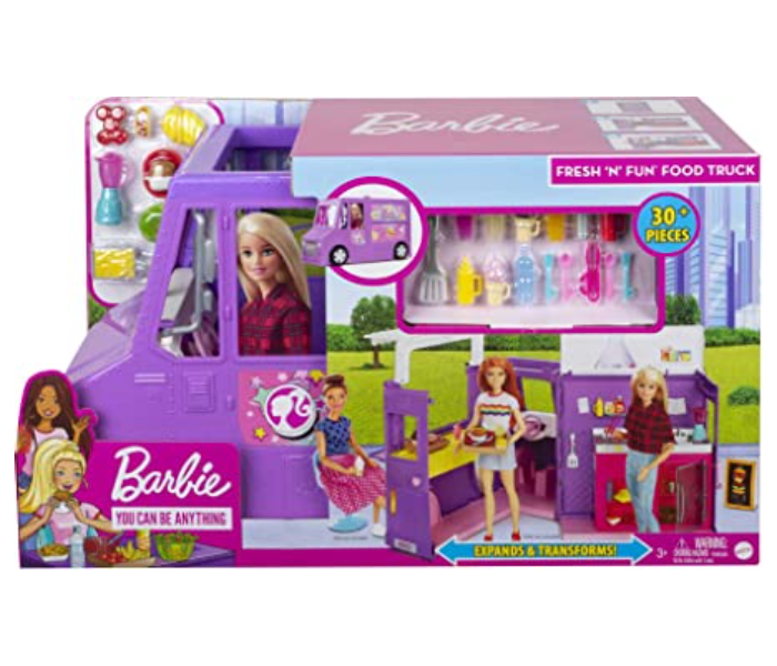 Mattel Barbie Food Truck Playset Activity Toy for Kids - Zoom Image 4