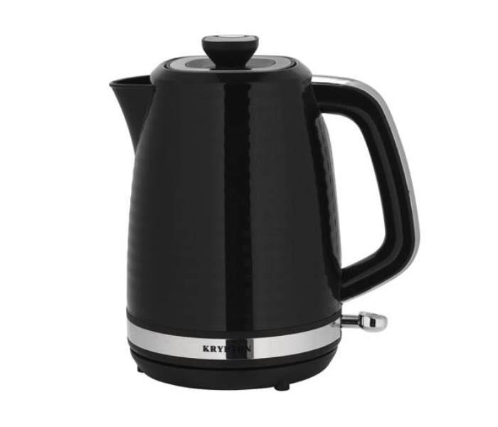 Krypton KNK6377 1.7Litre 2200Watts Cordless Electric Plastic Kettle - Black - Zoom Image 1