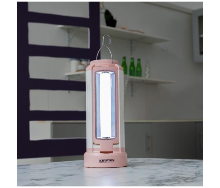 Krypton KNE5178 2400mAh Rechargeable LED Emergency Lantern - Rose - Zoom Image 2