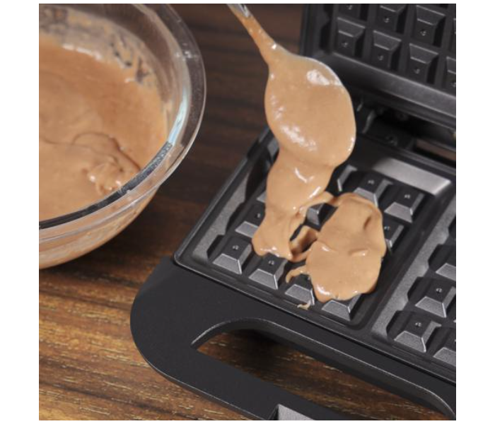 Krypton KNWM6369 750 Watts Non-Stick Coating Waffle Maker - Black - Zoom Image 4