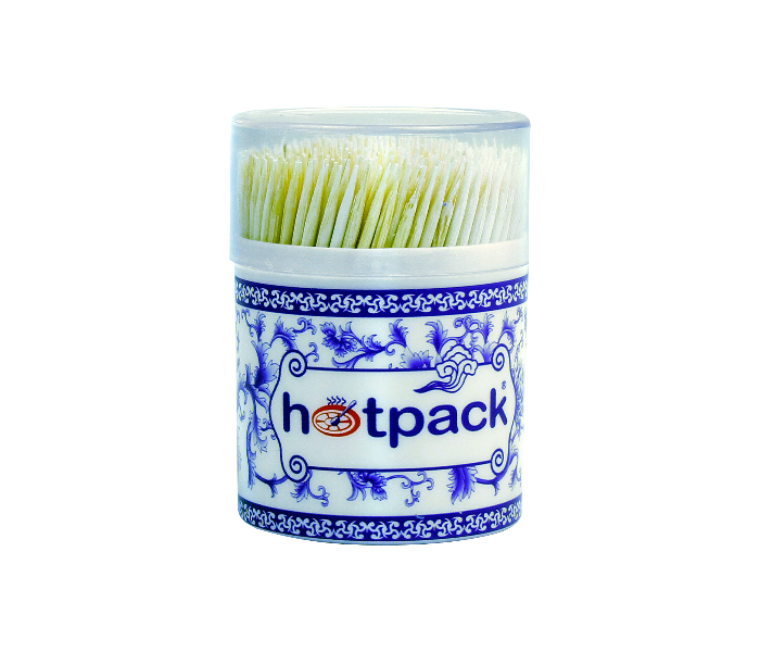 Hotpack RTP400 Set of 400 Pieces Wooden Tooth Pick Cup - Zoom Image 1