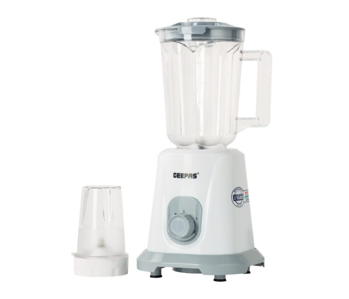 Geepas GSB44083 1.5 Litre 550Watts 2-In-1 Multifunctional Mixer Grinder - White - Zoom Image 2