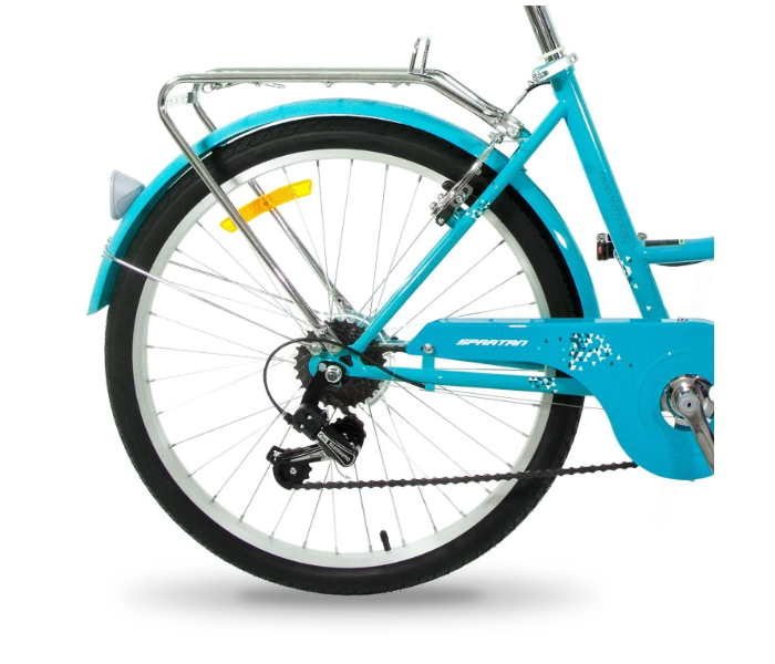 Spartan 24 Inch City Bicycle For Adult - Teal - Zoom Image 4