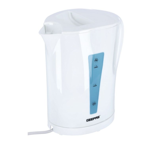 Geepas GK38029UK 1.7 Litre Auto Shut Off Boil Dry Protection Cordless Electric Kettle - White - Zoom Image 3