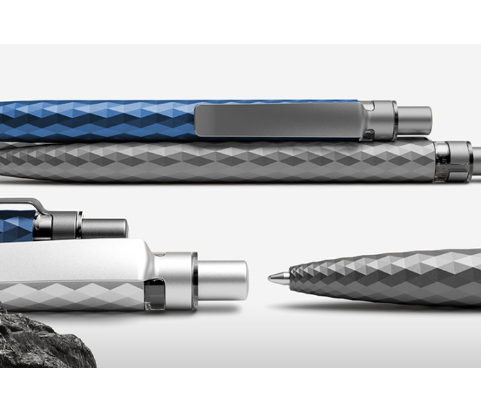 Prodir 804  Push Ball Pen In Stone - Graphite - Zoom Image 2