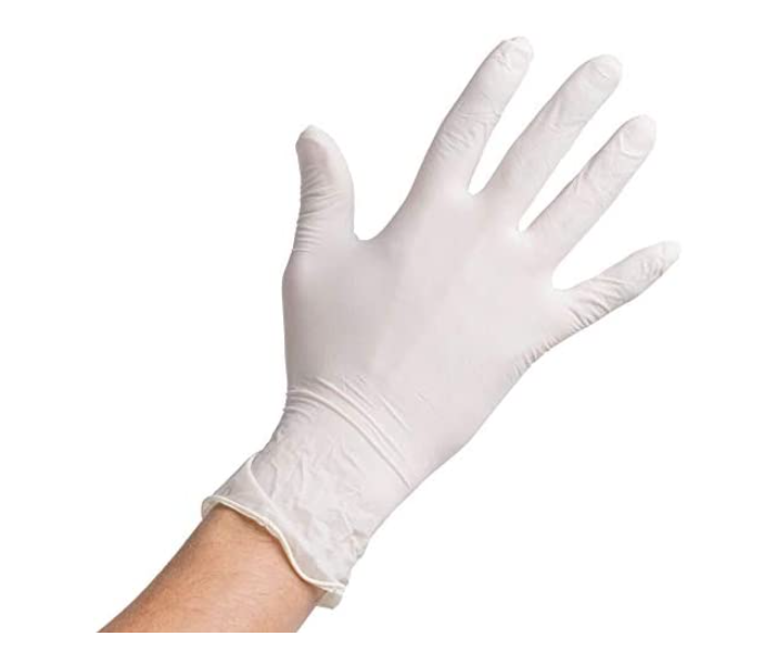 Hotpack LGS Set of 100 Pieces Small Latex Gloves - White - Zoom Image 3