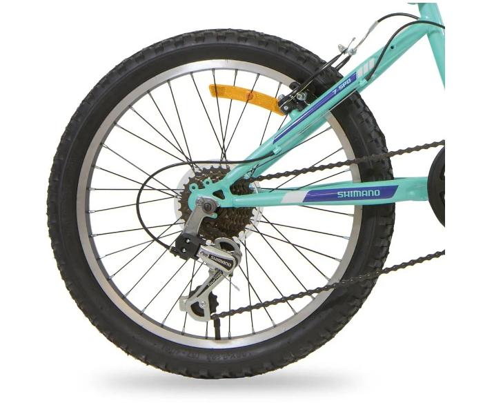 Spartan 20 Inch Azure Mountain Bike Bicycle For Adult - Black and Teal - Zoom Image 2