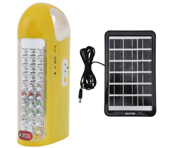 Krypton KNE5186 Rechargeable Emergency Lantern - Yellow - Zoom Image 1