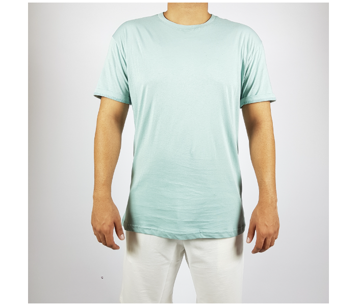 Regular XL Round Neck T-Shirt - Light Green - Zoom Image 1