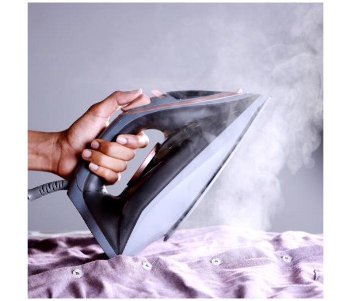 Krypton KNSI6237 2400Watts Ceramic 220ml Water Tank Steam Iron - Black and Grey - Zoom Image 2