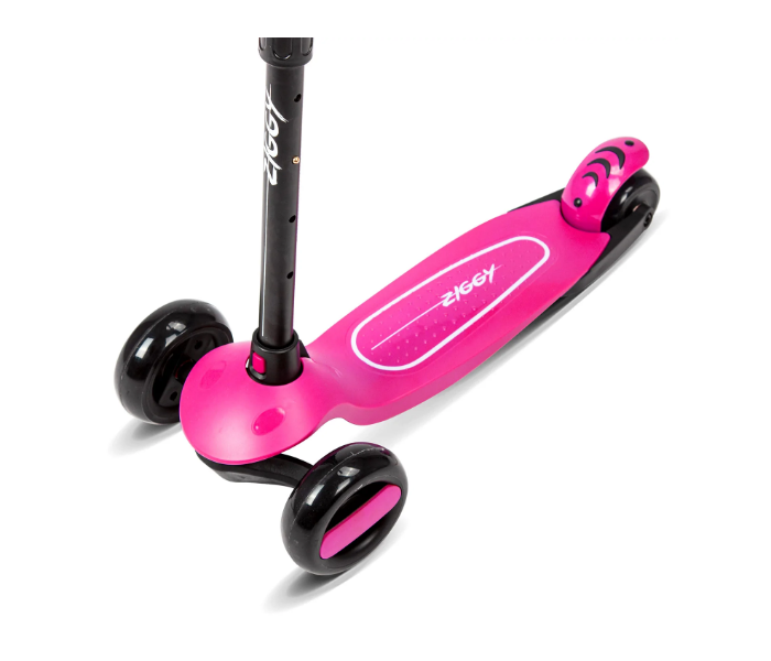 Spartan Ziggy 3-Wheel Tilt Scooter with LED Light For Kids - Pink - Zoom Image 4