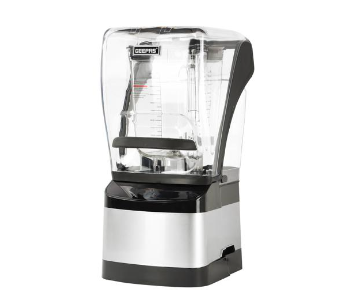 Geepas GSB44084 2 Litre 1800Watts LED Timer Sound Proof Digital Blender - Silver and Black - Zoom Image 1