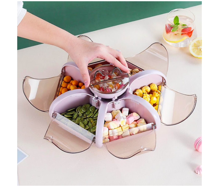 GTC 22000933 Serving Tray Snack Storage Box with Lid - Zoom Image 1