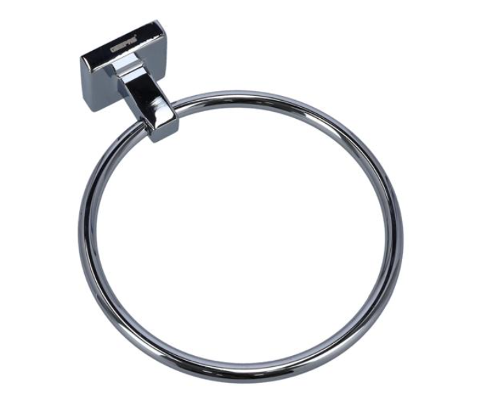 Geepas GSW61098 Stainless Steel Towel Ring for Bathroom - Silver - Zoom Image