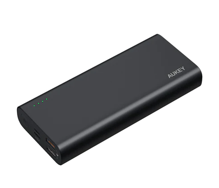 AUKEY XD13 USB C 20000mAh USB C QC3.0 Premium Fast Charge Power Bank - Black - Zoom Image 1