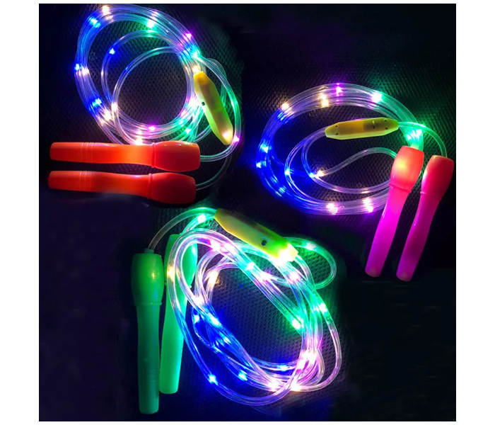 LED Glowing Skipping Rope With Handle for Adult and Children - Zoom Image 1