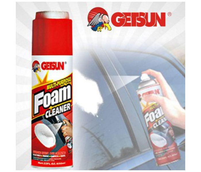 Getsun 650ml Multi Purpose Foam Cleaner and Car Cleaner With Brush  - Zoom Image 7