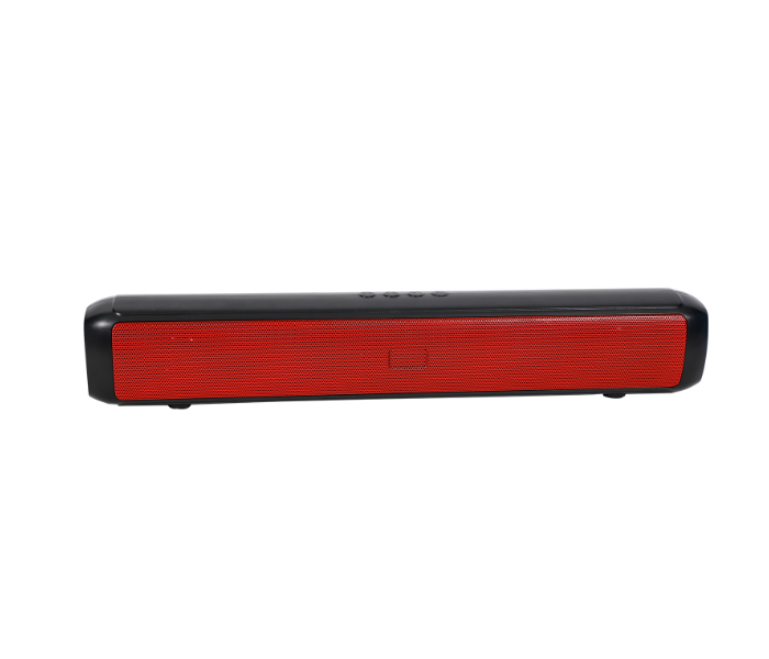 A100 Bluetooth Lightweight Portable Speaker - Black and Red - Zoom Image 1